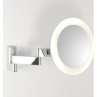 0760 Niimi Round Adjustable Illuminated Bathroom Mirror