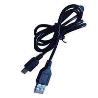 08m 3ft mini usb20 male to usb20 male cable black