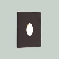 0832 Tango Outdoor Recessed LED Wall Light In Black