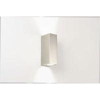 0824 Bloc Double Bathroom Wall Light In Matt Nickel