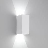 0886 parma 160 white modern wall bracket