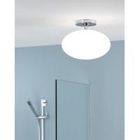 0830 Zeppo Square Bathroom Ceiling Light In Polished Chrome