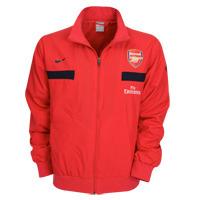 08-10 Arsenal Woven Warmup Jacket (red)