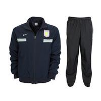 09-10 Aston Villa Woven Warmup Suit (black)