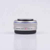 0lympus digital 17mm f28 lens sliver