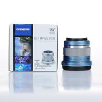 0lympus digital ed 45mm f18 lens silver