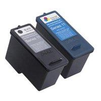 1 x Black Dell JP451 and 1 x Colour JP453 Origianl Ink Cartridges