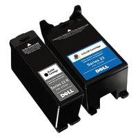 1 x Black Dell 592-11312 and 1 x Colour 592-11314 Origianl High Capacity Ink Cartridges