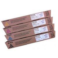 1 full set of ricoh 841853 black and 1 x colour set 8418546 original t ...