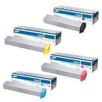 1 Full Set of Samsung CLT-K6062S and 1 x Colour Set CLT-C/M/Y6072S Original Toner Cartridges