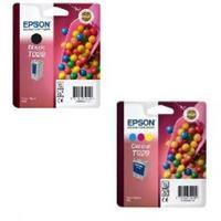 1 x Epson T028 Black and x Epson T029 Colour Original Cartridges