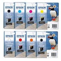 1 x Epson T3241 Black and x 1 Epson T3240-49 Colour Original Cartridges