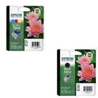 1 x Epson T013 Black and x Epson T014 Colour Original Cartridges