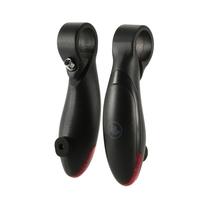 1 Pair Bicycle Aluminium Handlebar Bar Ends Cycling MTB Bike Handle Bar Grip with Turning Warning Signal Lights