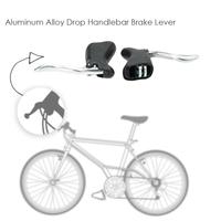 1 Pair Road Bicycle Bike Front & Rear Brake Levers Aluminum Alloy Drop Handlebar Brake Lever Set