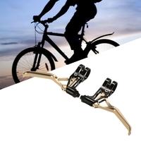 1 Pair CNC Aluminum V-brake Disc Brakes Lever Mountain Bike Bicycle Brake Handle Crank 3-Finger