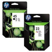 1 x Black HP 45 and 1 x Colour Set HP 23 (Original)