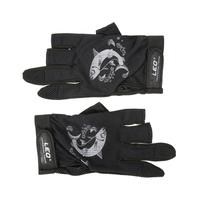 1 pair 3 fingerless fishing gloves breathable quick drying anti slip f ...