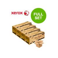 1 Full Set of Xerox 106R01217 Black and 1 x Colour Set 106R01214/5/6C/M/Y (Original) Toner Cartridge