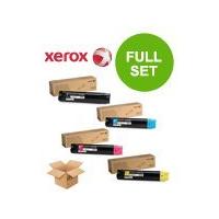 1 Full Set of Xerox 106R01506 Black and 1 x Colour Set 106R01503/5 C/Y (Original) Toner Cartridge