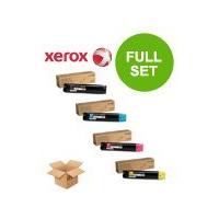 1 Full Set of Xerox 106R01510 Black and 1 x Colour Set 106R01507/9 C/Y (Original) Toner Cartridge