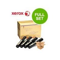 1 Full Set of Xerox 16194700 Black and 1 x Colour Set 16194400/500/600C/M/Y (Original) Toner Cartrid