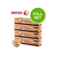 1 Full Set of Xerox 106R01147 Black and 1 x Colour Set106R0114/5/6 (Original) Toner Cartridges