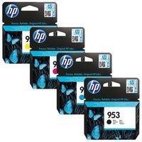 1 full set hp 953 black and 1 colour set 953 cmy original standard cap ...