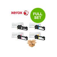 1 Full Set of Xerox 106R01480 Black and 1 x Colour Set 106R01477/8/9C/M/Y (Original) Toner Cartridge