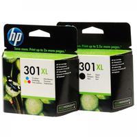 1 x Black HP 301XL and 1 x Colour Set HP 301XL High Capacity (Original)