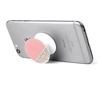 1 pc Phone Stand Holder Marble Pattern Plastic Telescopic Support 360 Rotating for Mobile Phone