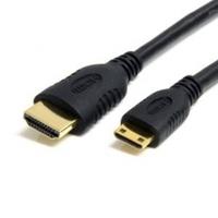 1 ft High Speed HDMI Cable with Ethernet - HDMI to HDMI Mini- M/M