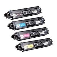 1 full set of brother tn900bk and 1 x colour set tn900cmy remanufactur ...