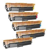 1 full set of brother tn241bkcmy 1 extra black remanufactured toner ca ...