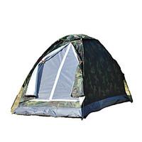 1 person Tent Single Fold Tent One Room Camping Tent 1000-1500 mm Fiberglass OxfordMoistureproof/Moisture Permeability Waterproof