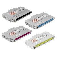 1 Full Set of Brother TN01BK and 1 x Colour Set TN01C/M/Y (Remanufactured) Toner Cartridges