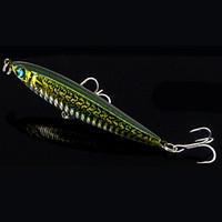 1 pcs Pencil Fishing Lures Pencil Green Silver Red Blue g/Ounce, 90 mm/3-1/2\