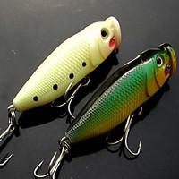 1 pcs Fishing Tools Fishing Lures Pike Dark Green luminous/Fluorescent g/Ounce, 61 mm/2-3/8\