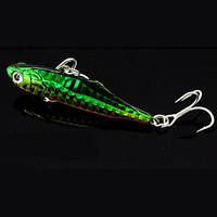 1 pcs Metal Bait Fishing Lures Pike White Red glass green g/Ounce, 80 mm/3-1/4\