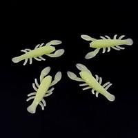 1 pcs Soft Bait Fishing Lures Craws / Shrimp luminous/Fluorescent g/Ounce, 70 mm/2-3/4\