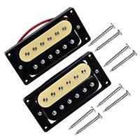 1 Set 2PCS Zebra Double Coil Humbucker Electric Guitar Pickups Neck and Bridge Pickup