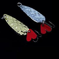 1 pcs metal bait fishing lures lure packs silver gold black back gounc ...