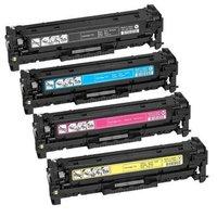 1 Full Set of Canon 718BK and 1 x Colour Set 718C/M/Y (Remanufactured) Toner Cartridges