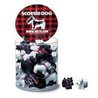 1 x Scottie Dog Scottish Terrier, Plastic, About 4cm, Black Or White