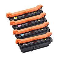 1 Full Set of Canon 732BK and 1 x Colour Set 732C/M/Y (Remanufactured) Toner Cartridges