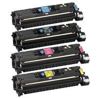 1 Full Set of Canon 701BK and 1 x Colour Set 701C/M/Y (Remanufactured) Toner Cartridges