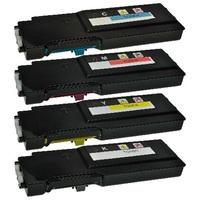 1 Full Set of Dell 593-BBBU Black and 1 x Colour Set 593-BBBR/S/T (Remanufactured) Toner Cartridges