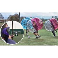 1 hour bubble football game for 10 with optional battle zone archery 8 ...