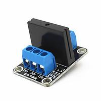 1 ch 5v 240v 2a ssr solid state relay high level trigger module black  ...