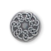 1 silver plated pictish knot concho